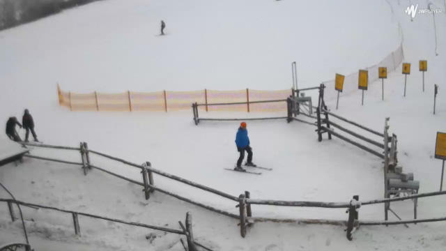 Widok na bramki Chyrowa Ski